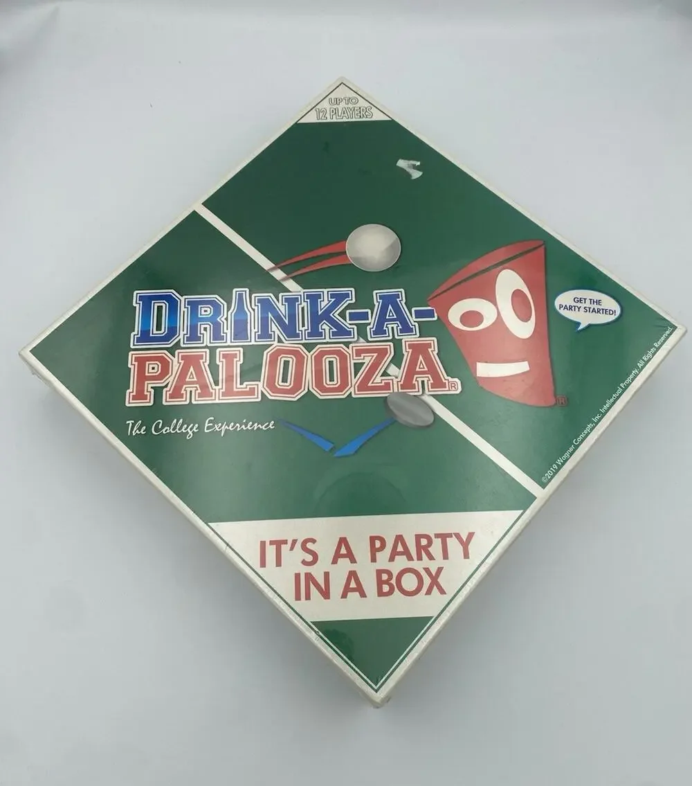 PALOOZA GAMES Drink-A-Palooza Party Board Game Up to 12 Players 21+ 2019
